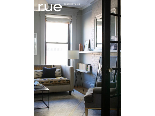 Rue Magazine February 2014 Gold Dotted Dog Bowl